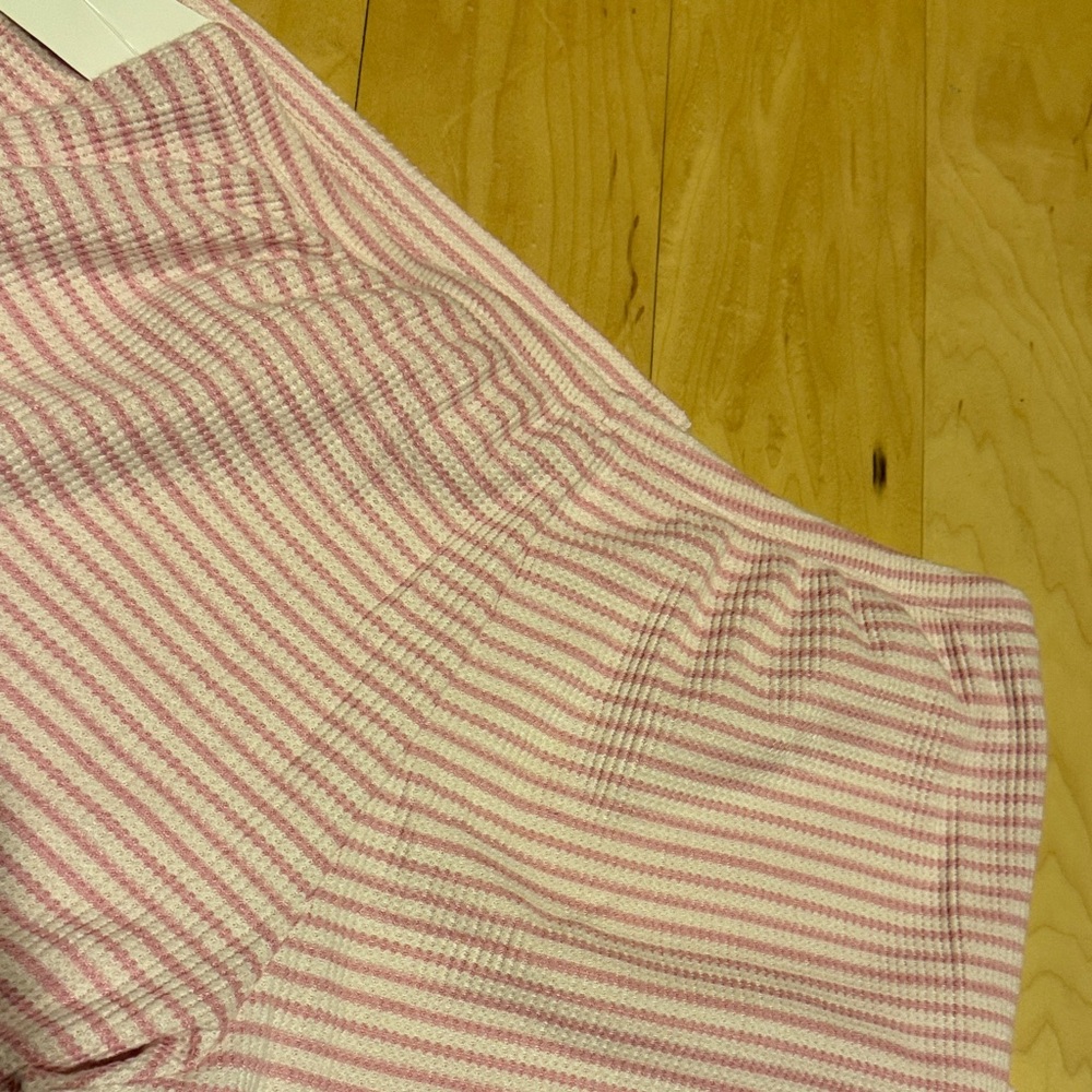 Abound Pink and White Striped Lounge Set - Picture 6 of 6